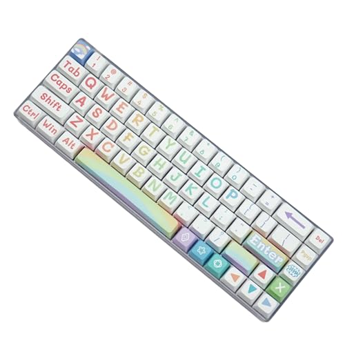 YUGSHNKFC 125Key Regenbogen MDAs Höhe Tastenkappen PBTs Farbstoff Sublimation Tastenkappe Für Mechanische Tastaturen Spiel Tastenkappen Schalter von YUGSHNKFC