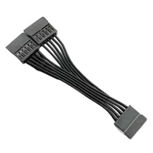 YUGSHNKFC 15pin Stromverbinderer Erweiterungskabel 1 Bis 2 Verlängerung 15 Pin Kabel Für Festplattenscheiben Und Optische Laufwerke YUGSHNKFC 15pin Stromverbinderer Erweiterungskabel 1 Bis 2 Verlängerung 15 Pin Kabel Für Festplattenscheiben Und Optische Laufwerke von YUGSHNKFC