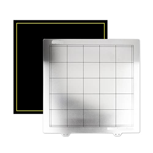 YUGSHNKFC 3D Drucker Flexible Build Plattform Stahlblech Heißer Bettplatte +Magnetaufkleber (eine Seite B Seite) Für 3D Drucker von YUGSHNKFC