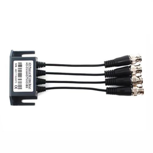 YUGSHNKFC 4-Kanal BNC Video Extender Gedrehter Sender Für CCTV Systeme Mit Passiven Koaxialen Signalverstärkern von YUGSHNKFC