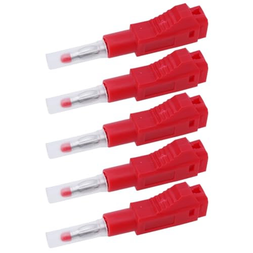 YUGSHNKFC 4 mm Lautsprecher Bananenstecker stapelbare Anschlüsse Prüfspitzen Bindungspfosten für einfaches Einsetzen und Entfernen von YUGSHNKFC
