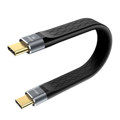 YUGSHNKFC 5 9 Zoll USB C Bis C Kabel Flachlinie 40 Gbit/S Fast Geschwindigkeitsdaten 240W Ladekabel Für Telefonpolster Externe Scheiben YUGSHNKFC 5 9 Zoll USB C Bis C Kabel Flachlinie 40 Gbit/S Fast Geschwindigkeitsdaten 240W Ladekabel Für Telefonpolster Externe Scheiben von YUGSHNKFC