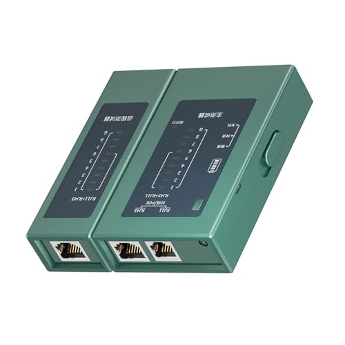 YUGSHNKFC Advanced Ethernet Networking Cable Mapper Und Telefonkontinuitätstester Für RJ45 RJ11 RJ12 Cat5 Cat6 Poes YUGSHNKFC Advanced Ethernet Networking Cable Mapper Und Telefonkontinuitätstester Für RJ45 RJ11 RJ12 Cat5 Cat6 Poes von YUGSHNKFC