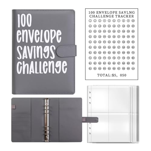 YUGSHNKFC Budget-Binder-Set mit transparenter Bindertasche, Budget-Binder, Planer, Geldspar-Binder, Geldumschlag für Budgetierung YUGSHNKFC Budget-Binder-Set mit transparenter Bindertasche, Budget-Binder, Planer, Geldspar-Binder, Geldumschlag für Budgetierung von YUGSHNKFC