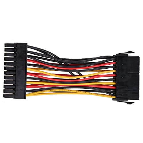 YUGSHNKFC CPU Stromkabel/Adapter (5 5 Zoll) 20-polige Femle Bis 24-polige Männliche Stecker Interne Leistungsverlängerungskabel von YUGSHNKFC