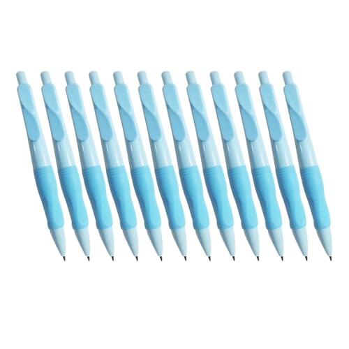 YUGSHNKFC Druckbleistifte mit ergonomischem Griff, mit Spitzer, 2,0 mm, Druckbleistift für Schüler, Schreiben, Skizzieren, Zeichnen, 12 Stück von YUGSHNKFC