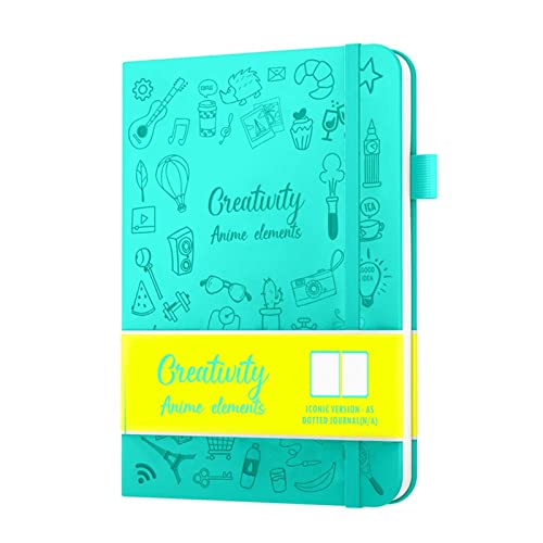 YUGSHNKFC Fashion Creativity Notizbuch, gepunktet, liniert, Leder, Tagebuch, Notizblock, 100 Blatt, dickes Papier für Arbeit, Reisen, College YUGSHNKFC Fashion Creativity Notizbuch, gepunktet, liniert, Leder, Tagebuch, Notizblock, 100 Blatt, dickes Papier für Arbeit, Reisen, College von YUGSHNKFC