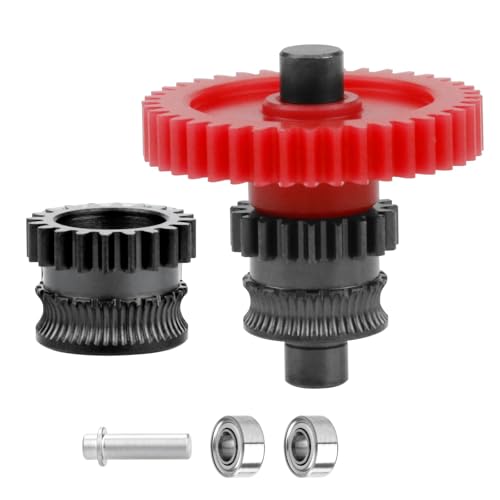 YUGSHNKFC Für Den 3D Drucker Extruder Upgraded Double Gear Wea Widerstand Nanometer Beschichtete Gehärtete Stahl Für 3D Druckerteile von YUGSHNKFC