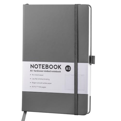 YUGSHNKFC Hardcover-Notizbuch, 192 Seiten, breit liniert, Leder, College, liniert, Business-Notizblöcke für Büro, Schule, 216 x 145 mm von YUGSHNKFC