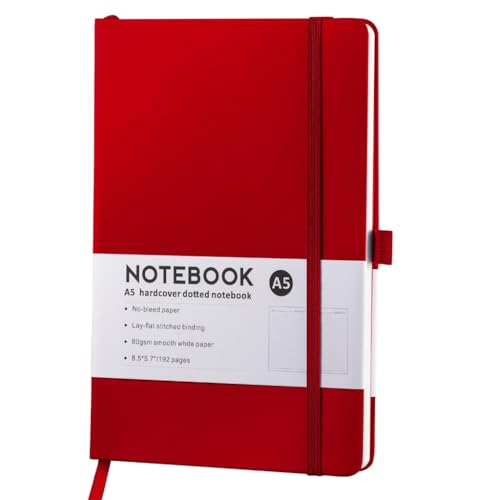 YUGSHNKFC Hardcover-Notizbuch, 192 Seiten, breit liniert, Leder, College, liniert, Business-Notizblöcke für Büro, Schule, 216 x 145 mm von YUGSHNKFC