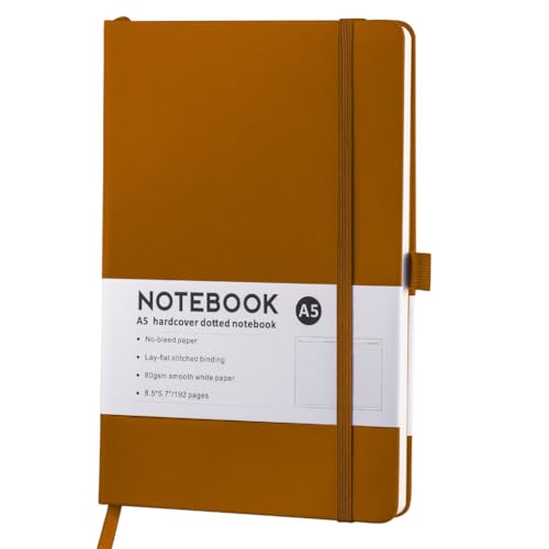 YUGSHNKFC Hardcover-Notizbuch, 192 Seiten, breit liniert, Leder, College, liniert, Business-Notizblöcke für Büro, Schule, 216 x 145 mm von YUGSHNKFC