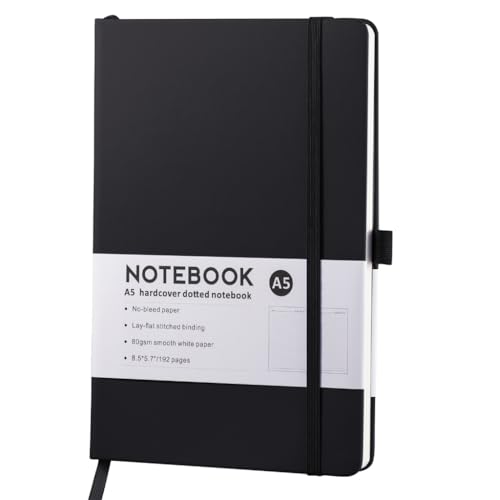 YUGSHNKFC Hardcover-Notizbuch, 192 Seiten, breit liniert, Leder, College, liniert, Business-Notizblöcke für Büro, Schule, 216 x 145 mm von YUGSHNKFC