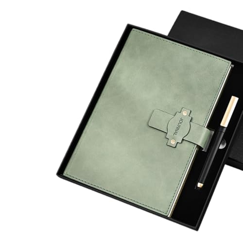 YUGSHNKFC Hardcover-Notizbuch, 224 Seiten, breit liniert, Leder, College, liniert, Business-Notizblöcke für Büro, Schule, 143 x 213 mm von YUGSHNKFC