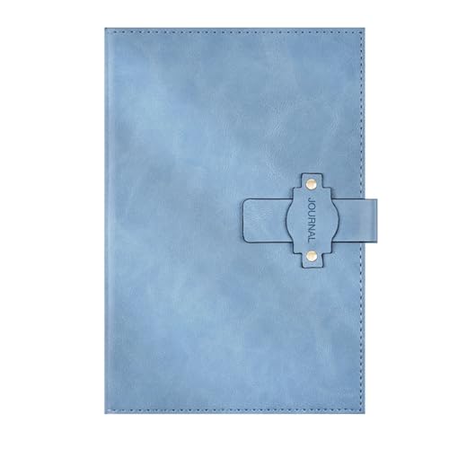 YUGSHNKFC Hardcover-Notizbuch, 224 Seiten, breit liniert, Leder, College, liniert, Business-Notizblöcke für Büro, Schule, 143 x 213 mm von YUGSHNKFC