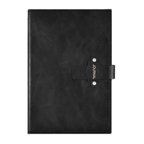 YUGSHNKFC Hardcover-Notizbuch, 224 Seiten, breit liniert, Leder, College, liniert, Business-Notizblöcke für Büro, Schule, 143 x 213 mm von YUGSHNKFC