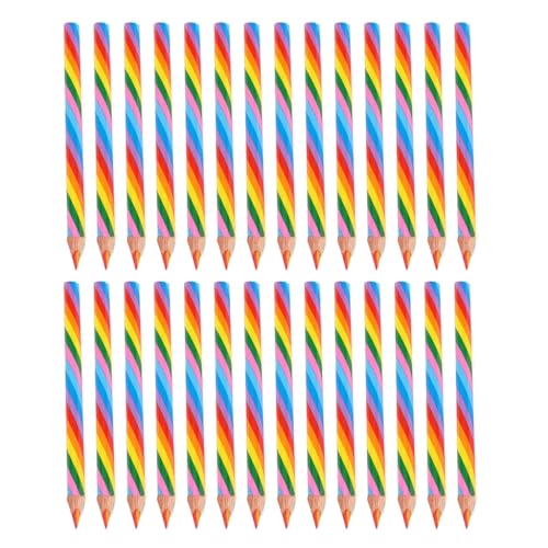 YUGSHNKFC Holz-Buntstifte-Sets, bunte Bleistifte für Erwachsene und Kinder, Kunstzeichnung, mehrere Farben, Regenbogenstifte von YUGSHNKFC