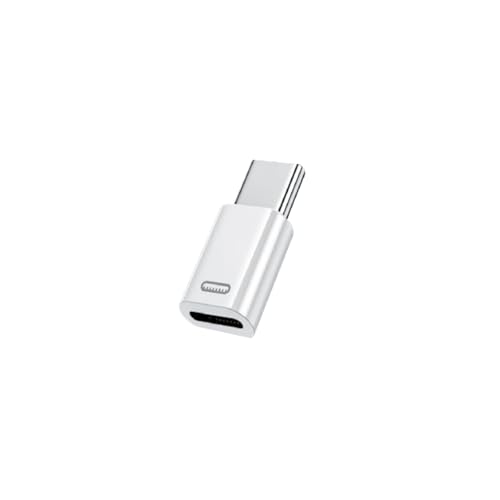 YUGSHNKFC Kompakter 8-poliger auf USB-C-Adapter, Schnelllade-Konverter, Datensynchronisationsadapter, keine Video-Sound-Funktion YUGSHNKFC Kompakter 8-poliger auf USB-C-Adapter, Schnelllade-Konverter, Datensynchronisationsadapter, keine Video-Sound-Funktion von YUGSHNKFC