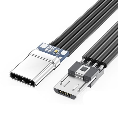 YUGSHNKFC Kurzes USBC Flat Thin Ribbon FPC Kabel USB Typc 90 Grad Bis MicroUSB Für Daten Und Ladung YUGSHNKFC Kurzes USBC Flat Thin Ribbon FPC Kabel USB Typc 90 Grad Bis MicroUSB Für Daten Und Ladung von YUGSHNKFC