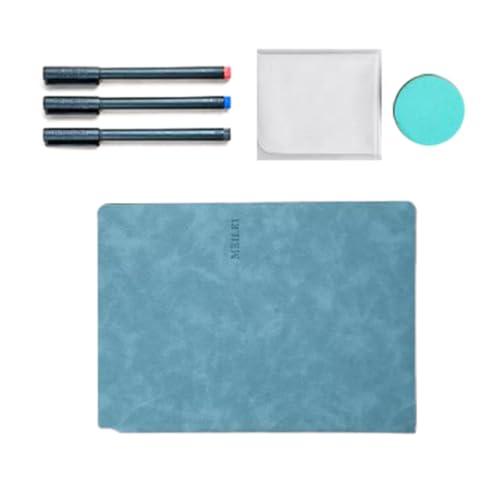 YUGSHNKFC Löschen Whiteboard Notizblöcke Memo Schreibtisch Kleine Whiteboards Notizbuch für Familie, Wochenplaner, Einkaufsliste, Büro von YUGSHNKFC