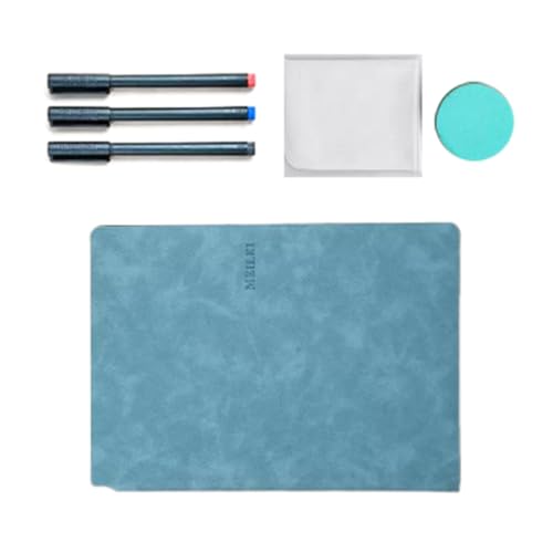YUGSHNKFC Löschen Whiteboard Notizblöcke Memo Schreibtisch Kleine Whiteboards Notizbuch für Familie, Wochenplaner, Einkaufsliste, Büro von YUGSHNKFC