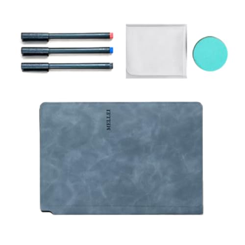 YUGSHNKFC Löschen Whiteboard Notizblöcke Memo Schreibtisch Kleine Whiteboards Notizbuch für Familie, Wochenplaner, Einkaufsliste, Büro von YUGSHNKFC