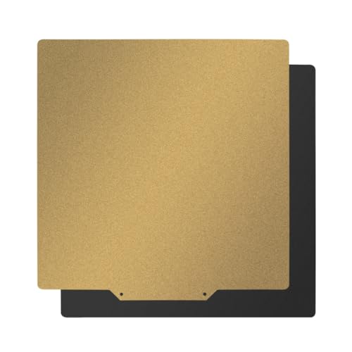 YUGSHNKFC PEI 3D Drucker Gold Doppelseitig Pulverstahlblech Mit Magnetaufkleber B Seite 9 25''X9.25 YUGSHNKFC PEI 3D Drucker Gold Doppelseitig Pulverstahlblech Mit Magnetaufkleber B Seite 9 25''X9.25 von YUGSHNKFC