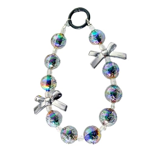 YUGSHNKFC Perlen Telefon Charme Handy Lanyard Handgelenksbänder Handgefertigte Telefonkette String Women Girl Bag Anhänger von YUGSHNKFC