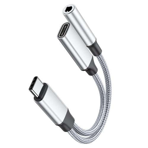 YUGSHNKFC Reisefreundlicher 60-W-Schnelllade-Typ-C-Splitter-Adapter, geeignet für gleichzeitige Sound-Stromverbindung unterwegs YUGSHNKFC Reisefreundlicher 60-W-Schnelllade-Typ-C-Splitter-Adapter, geeignet für gleichzeitige Sound-Stromverbindung unterwegs von YUGSHNKFC