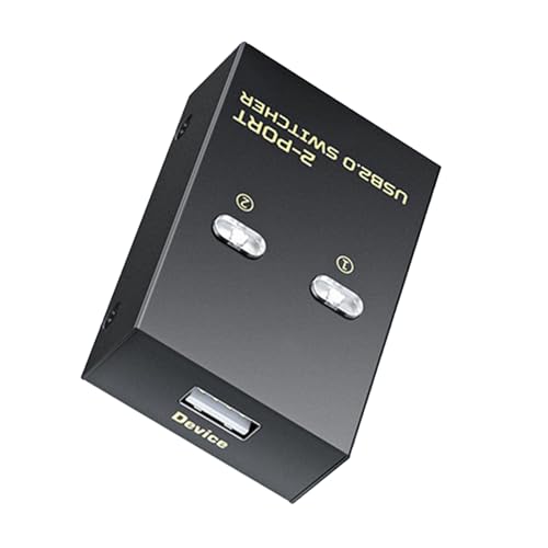YUGSHNKFC Small USB Sharing Switcher USB Druckerfreigabe Hubs Für Büro Oder Heimnutzung Mühelosen Stecker Und Spielfunktionalität von YUGSHNKFC