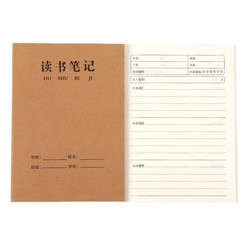 YUGSHNKFC Softcover-Notizbuch, 72 Seiten, kariert, liniert oder unliniert, Übungs-Notizblöcke für Büro, Schule, 140 x 200 mm von YUGSHNKFC
