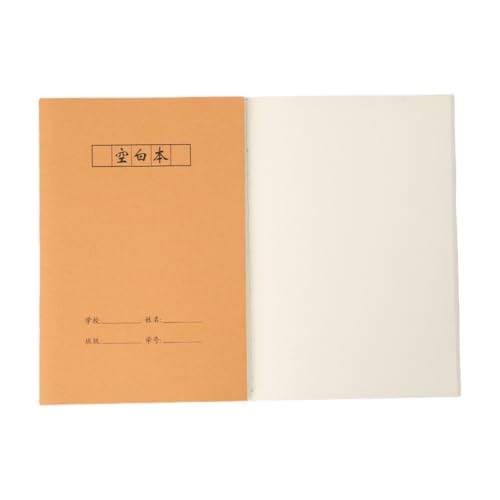 YUGSHNKFC Softcover-Notizbuch, 72 Seiten, kariert, liniert oder unliniert, Übungs-Notizblöcke für Büro, Schule, 140 x 200 mm von YUGSHNKFC