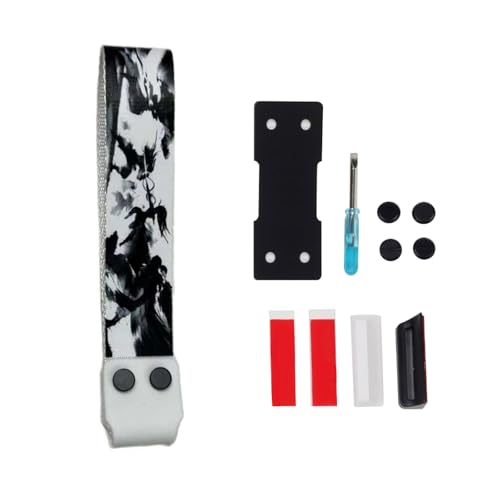 YUGSHNKFC Take Control Nylons Gurte für mechanische Gaming-Tastaturen, schwarz oder weiß, klebbar, dekorative Gurte, PU-Schrauben, Klebeband von YUGSHNKFC