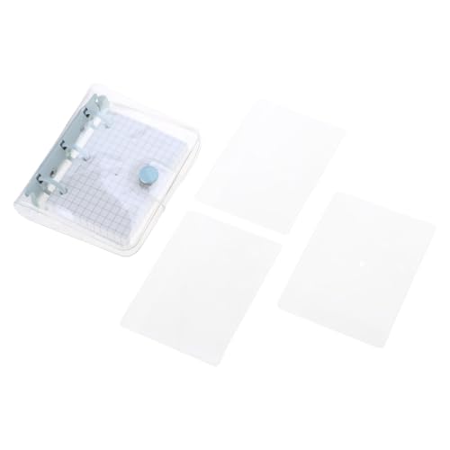 YUGSHNKFC Taschennotizbuch, 3 Ringe, Notizblöcke, Memobook, kleines Notizbuch, Planer, 80 Blatt, gerastert für die tägliche Planung von YUGSHNKFC