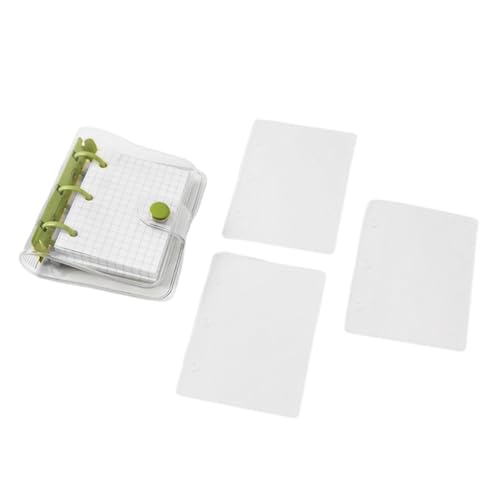 YUGSHNKFC Taschennotizbuch, 3 Ringe, Notizblöcke, Memobook, kleines Notizbuch, Planer, 80 Blatt, gerastert für die tägliche Planung YUGSHNKFC Taschennotizbuch, 3 Ringe, Notizblöcke, Memobook, kleines Notizbuch, Planer, 80 Blatt, gerastert für die tägliche Planung von YUGSHNKFC