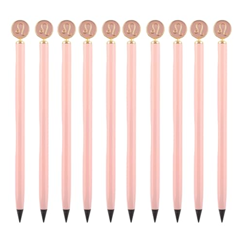 YUGSHNKFC Tintenloser Bleistift, radierbar, Metall, ewiger Stift zum Skizzieren, Kunst, Zeichnen, Schreiben, Strumpffüller, 10 Stück von YUGSHNKFC