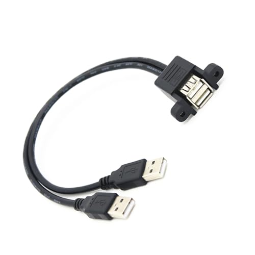 YUGSHNKFC USB 2.0 Ein Männliches Bis Weibliches Extender Kabel Mit 2 Schraubenschloss 30 Mm Lochabstand YUGSHNKFC USB 2.0 Ein Männliches Bis Weibliches Extender Kabel Mit 2 Schraubenschloss 30 Mm Lochabstand von YUGSHNKFC