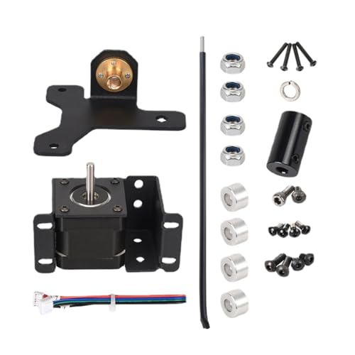 YUGSHNKFC Z Kitschraube Schraubenstange Mit Steppermotor Für B1 Gegen Ender5 /Ender5 3D Drucker YUGSHNKFC Z Kitschraube Schraubenstange Mit Steppermotor Für B1 Gegen Ender5 /Ender5 3D Drucker von YUGSHNKFC