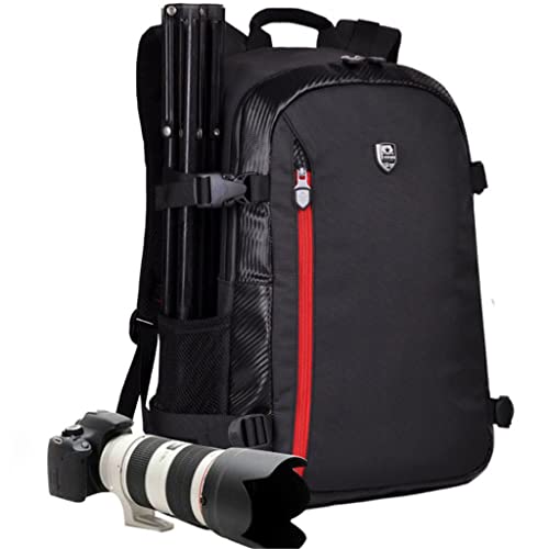 yuhan Oxford groß Kapazität Multifunktions-wasserdichte Stoßdämpfende SLR/DSLR Gadget Kameratasche Professional Gear Fotografie Travel Rucksack mit Innenpolsterung und extra Regen Cover für Canon Nikon Sony Nikon Olympus Samsung von YUHAN