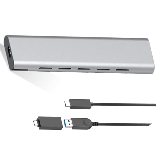 YUHANGCIYE Aluminium NVMe Gehäuse USB TypeC 10 Gbit/s Zu NVMe SSD Gehäuse NVMe PCIE SSD Fall Unterstützung UASP Für NVMe SSD Größe 2230/2242/2260/2280 von YUHANGCIYE