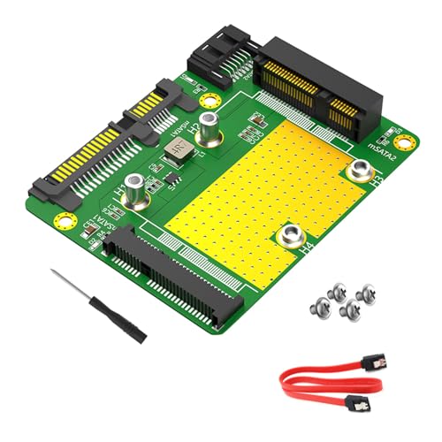 YUHANGCIYE Erweitern Sie Die Speicherkapazität. Doppelte MSATA Zu SATA3-Konverter Für Eine Schnellere Datenverarbeitung. Einfache Und Verbindung Mehrerer MSATA-52-Pin MSATA Verbindungen YUHANGCIYE Erweitern Sie Die Speicherkapazität. Doppelte MSATA Zu SATA3-Konverter Für Eine Schnellere Datenverarbeitung. Einfache Und Verbindung Mehrerer MSATA-52-Pin MSATA Verbindungen von YUHANGCIYE
