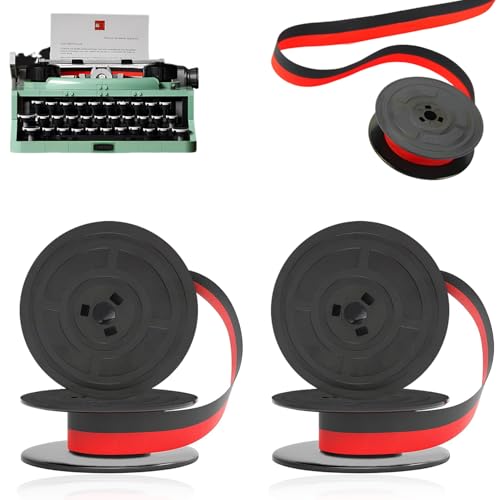 YUJUVI Farbband Schreibmaschine Farbband für DIN 2103 Schreibmaschinenband mit Olivetti GR4-2Stk Schwarz/Rot Hochwertiges Farbband für klare und präzise Druckergebnisse YUJUVI Farbband Schreibmaschine Farbband für DIN 2103 Schreibmaschinenband mit Olivetti GR4-2Stk Schwarz/Rot Hochwertiges Farbband für klare und präzise Druckergebnisse von YUJUVI