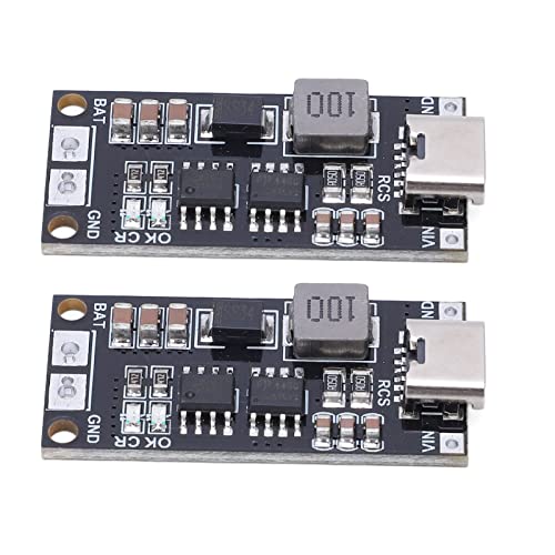 Batterie -Ladegerät Modul Verschleiß Boost Lithium Batterie 2PCS Typ C bis 8,4 V für RC -Modell (4A) von YUKOFE
