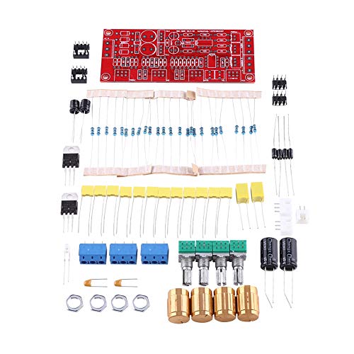 HiFi Preamp NE5532 Pre-Verstärker-Tonboard-Kits AC 12V Op-Amper HiFi-Verstärker für Audio-Enthusiasten (Scattered Parts knob) von YUKOFE