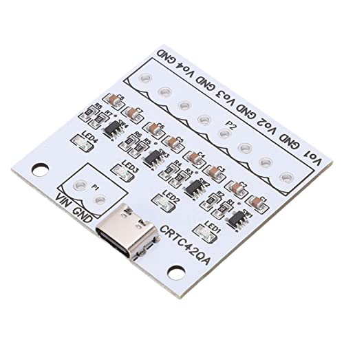 Lithium-Batterie-r-Modul 4 Kanal Typ C Ladeplatine 3,7 V 503035 603443 5V (CRTC42QA_B) von YUKOFE