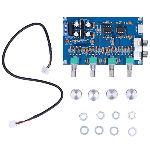 Pre -Verstärker -Tonalität Controller Dual Operation Niedrigrauge Weitspannung Treble Bass Einstellungsplatine Leistungsverstärker -Verstärker -Tuning für Instrumente von YUKOFE