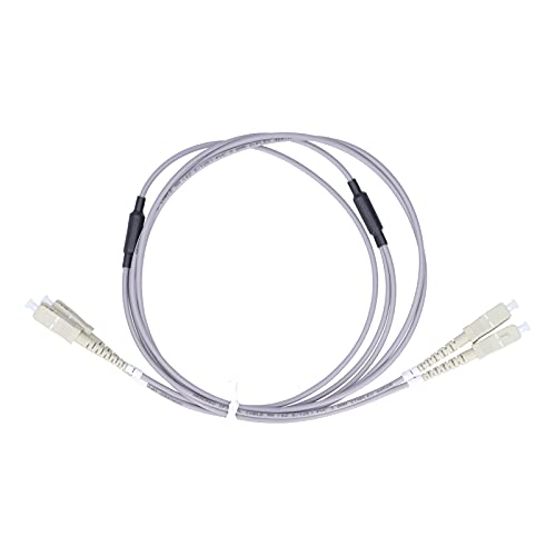 YUKOFE 2 Multi-Modus Optical Faser Patch Kabel gepanzerten Jumper SC UPC-SC UPC Grau für hohe Temperatur (5 Meters) von YUKOFE