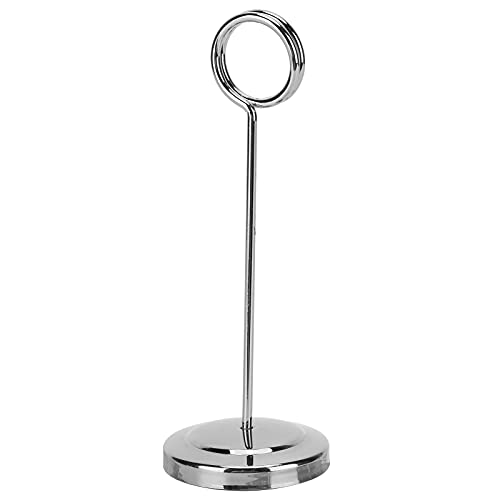 Edelstahl Langlebige Leichte Tisch nummer Halter Bild Clip für Hotel Restaurant (15.5cm) von YULEESIYIP