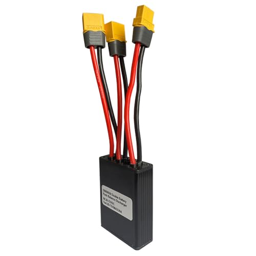 Elektrombike Dual Battery Connector Converter für verbesserte Leistung und Akkulaufzeit [Fahrer] [Schwarz] (30a) von YULEESIYIP