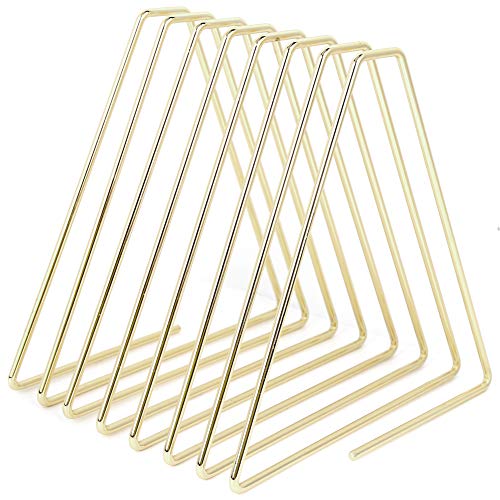 Flexibler, zusammenklappbarer Buchstützenhalter aus Metall für das Schulbüro (Gold) von YULEESIYIP