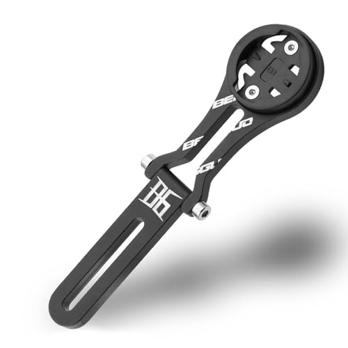 Verstellbare Computerhalterung aus Aluminiumlegierung für Radfahrer (Black) von YULEESIYIP